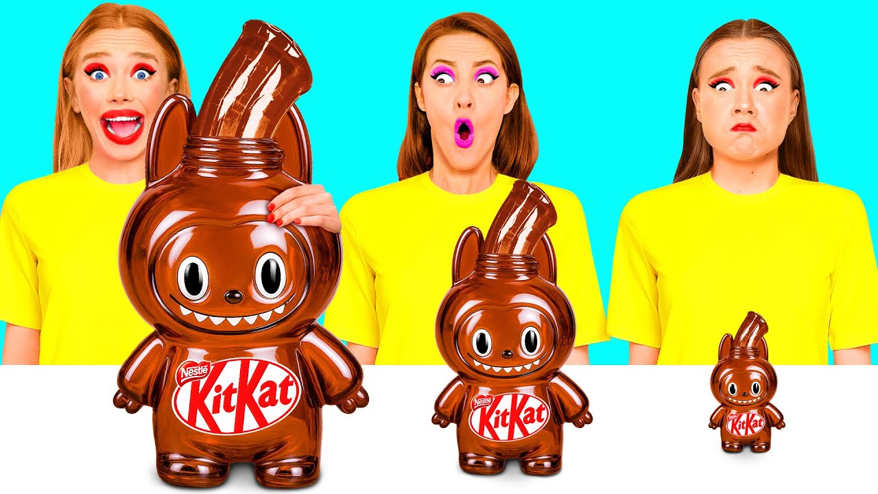 Большая, Средняя или Маленькая Тарелка Челлендж | Смешные Рецепты с Едой от Funny Funny