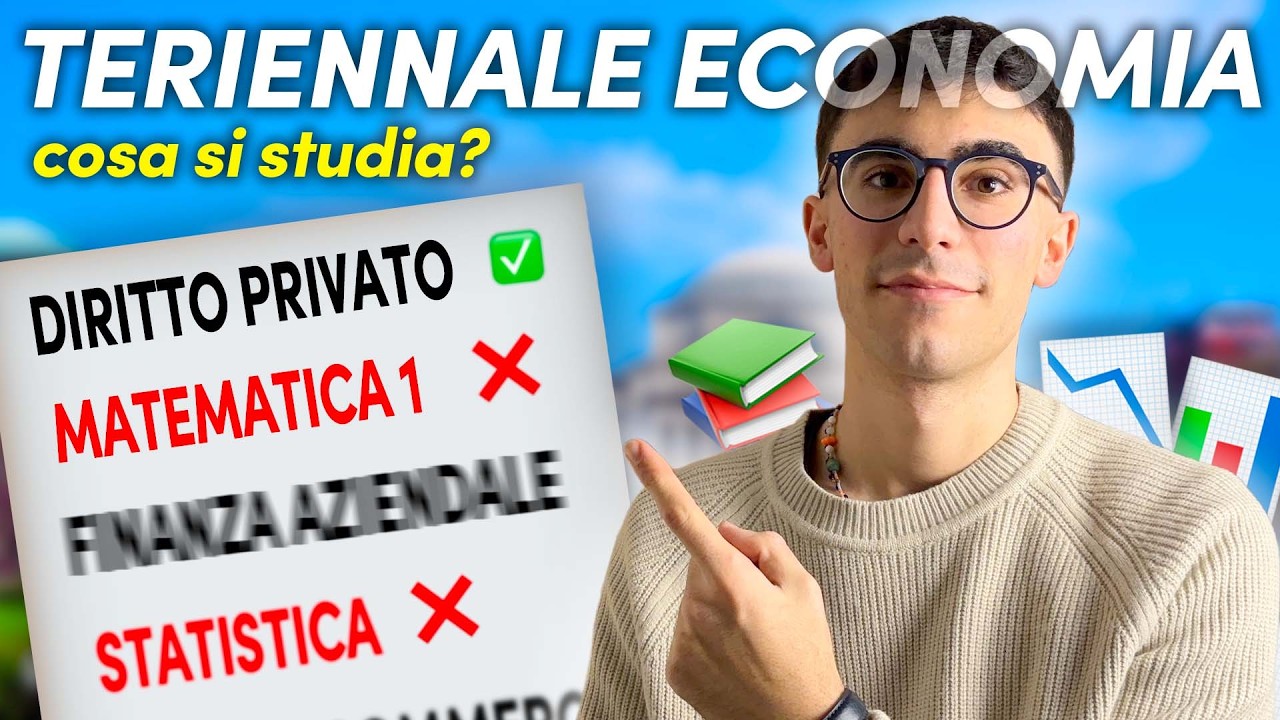 COSA si studia DAVVERO ad ECONOMIA in TRIENNALE all'UNIVERSITÀ?📊