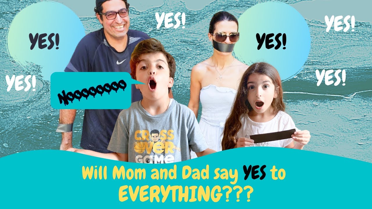 Can we get Mom and Dad to say YES to EVERYTHING in 10 Tries??? | Will they say Yes Challenge