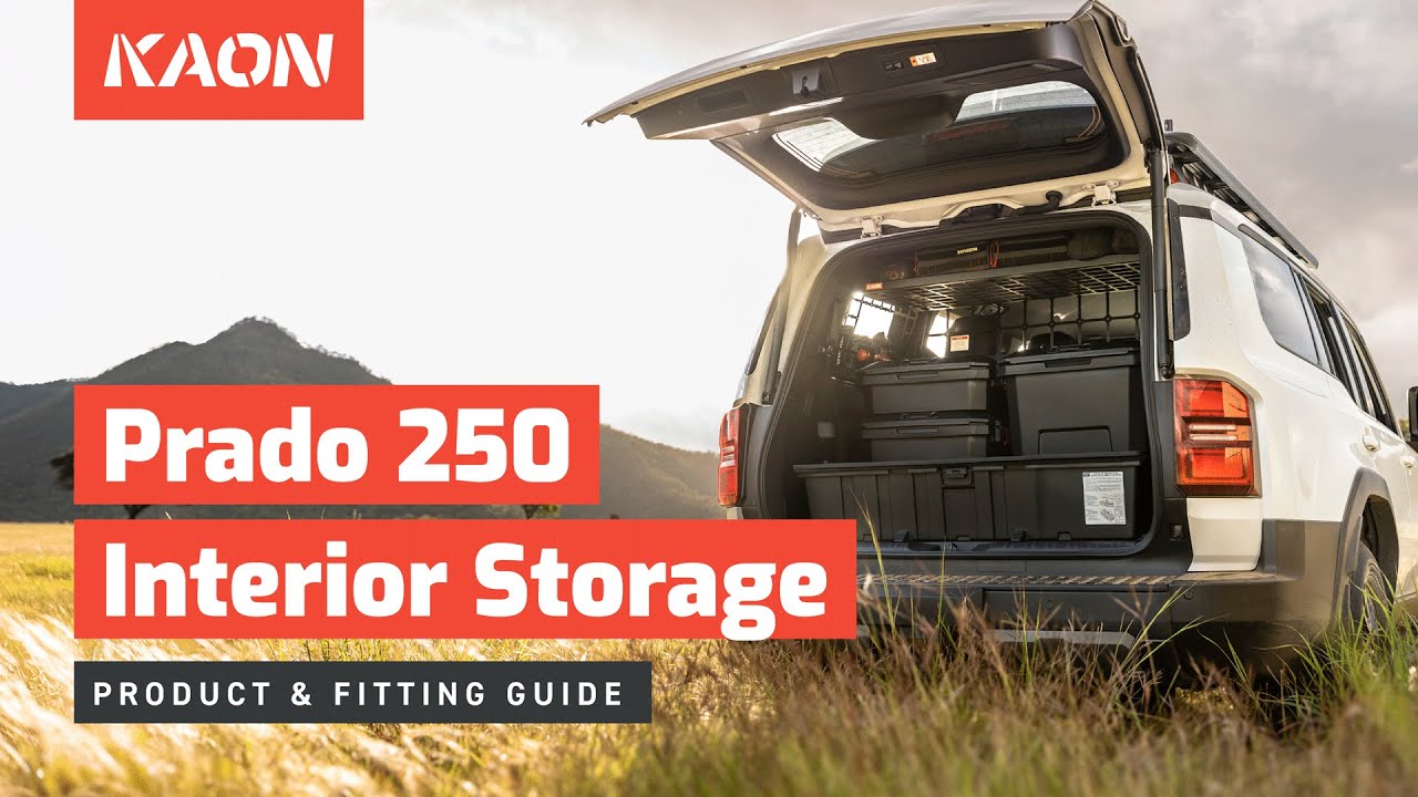 Everything you need to know about our Toyota Prado / LandCruiser 250 Interior Storage