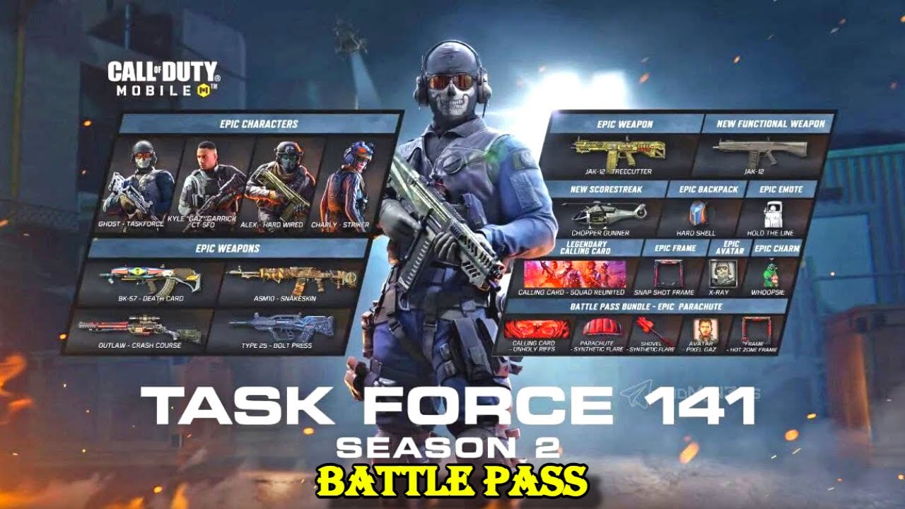 SEASON 2 2022 BATTLE PASS CONFIRMED LEAKS | SEASON 2 2022 COD MOBILE LEAKS