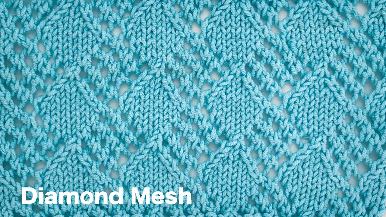 Diamond Mesh | Knitting Stitch Patterns