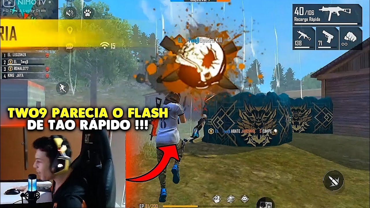 TWO9 FEZ A MOVIMENTACAO MAIS INSANA JA VISTA! E LEVOU SQUAD - NESSE 4v4 APOSTADO COM MUITAS FARPAS !