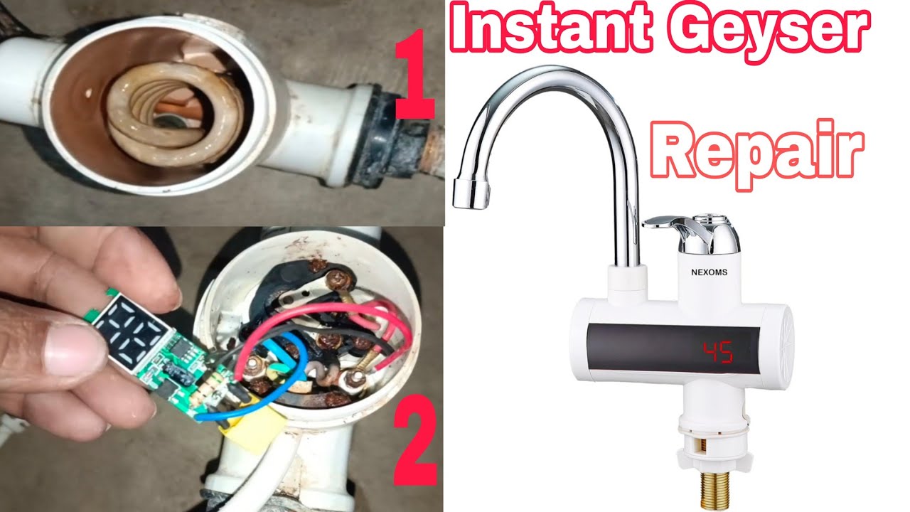 Instant water heater repair✅ || mini geyser for kitchen Repair