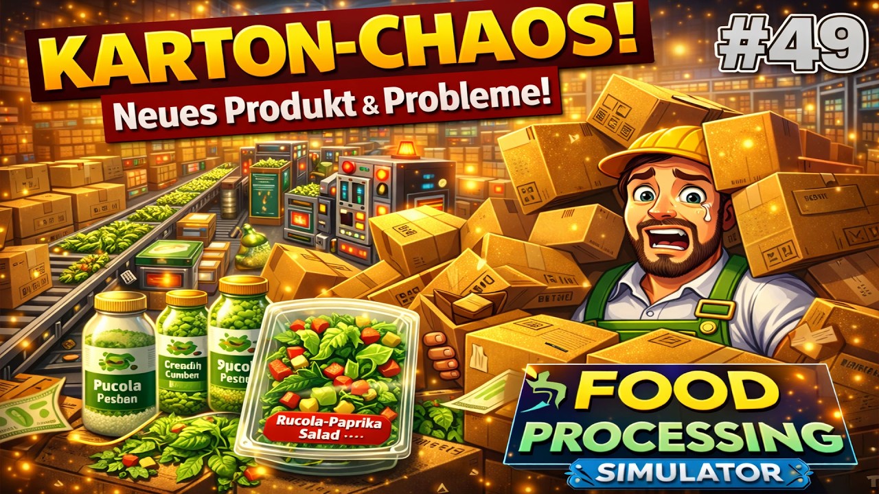 Rucola-Paprika kommt… Chaos bleibt! | Food Processing Simulator #49