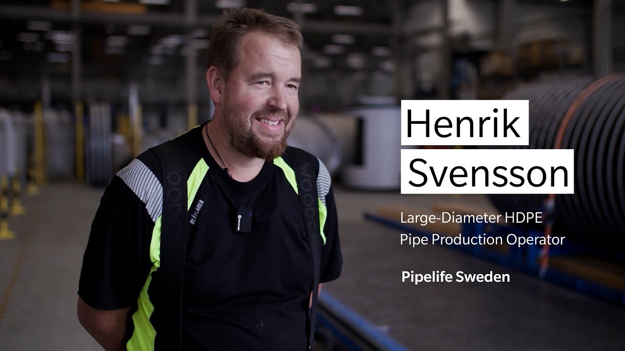 Meet Henrik Svensson: Leading Large-Diameter HDPE Pipe Production at Pipelife Sweden