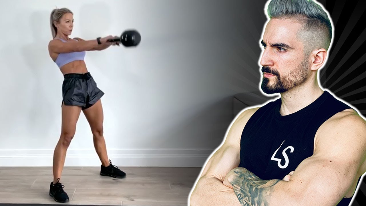 Are Carolin Girvan's Kettlebell Skills Legit Now? - (COACH REACTS)