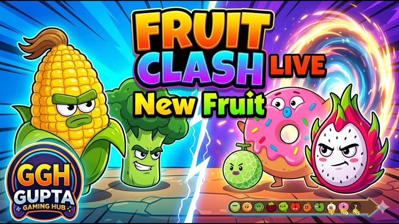 Fruit 🍓🍐🥬🫛🍑🍊 Clash All Fruits Unlocked Live