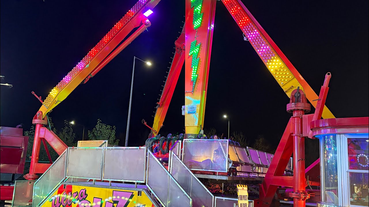 Ultra Buzz funfair ride ONRIDE pov. Better than Freestyle. Mondial Jett force