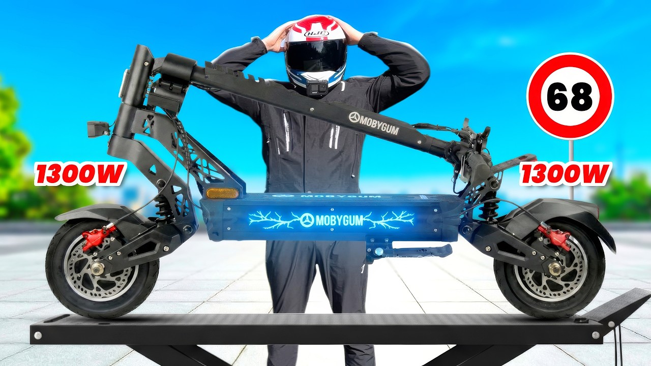 Mobygum Storm : La Trottinette &Eacute;lectrique ultime? Pr&eacute;sentation et Test Complet