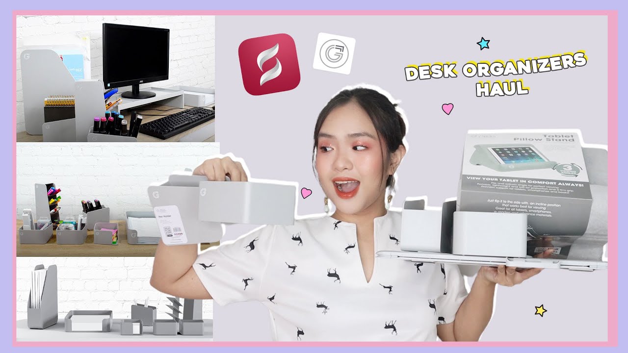 Office/Desk Organizers Haul ft Sunbeams Lifestyle | phonycore 2023 (Philippines)