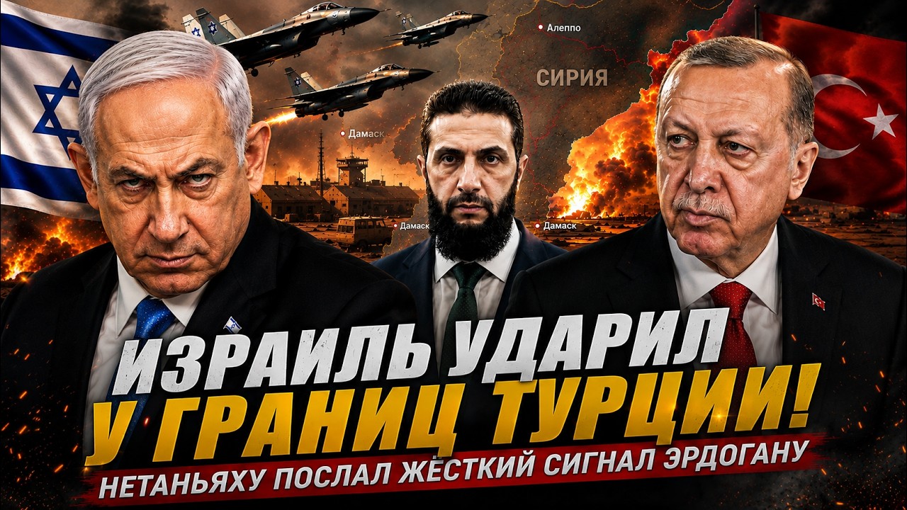 🚨 ИЗРАИЛЬ УДАРИЛ У ГРАНИЦ ТУРЦИИ: Нетаньяху послал жёсткий сигнал Эрдогану