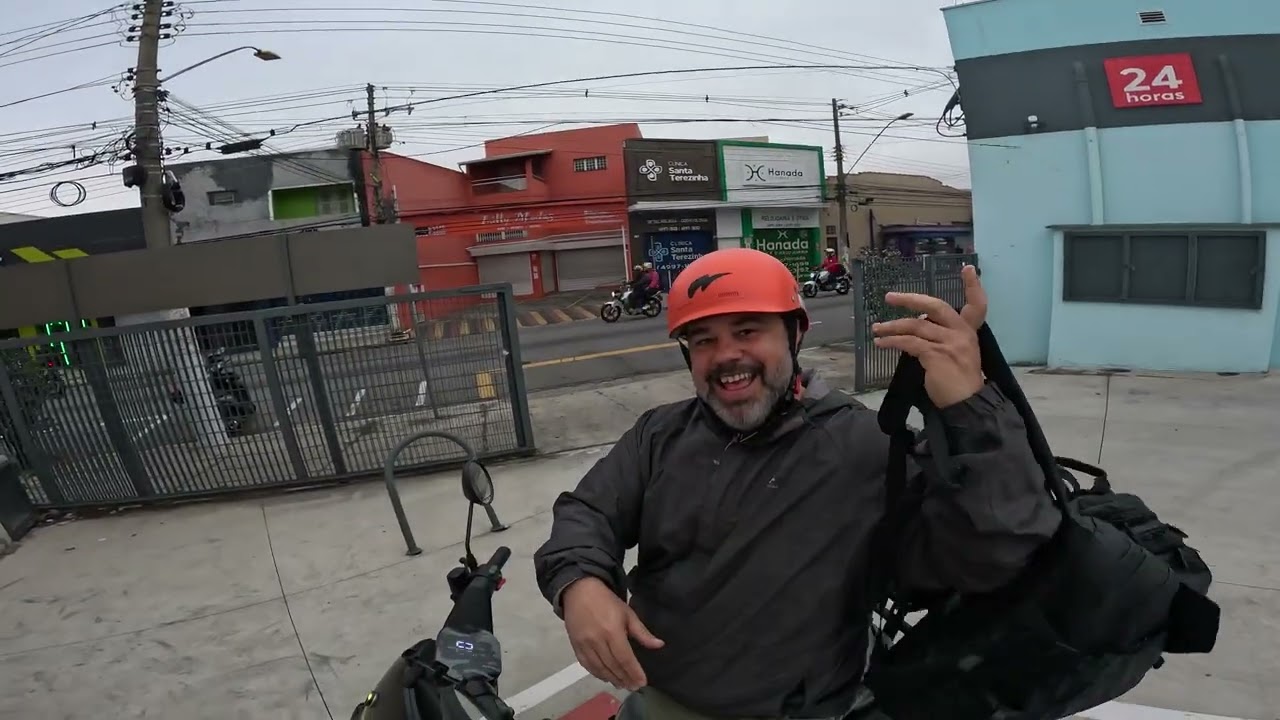 #automobile #bikeeletrica #nxt #gopro - Bike Elétrica com 2 pessoas! Levando a esposa na academia