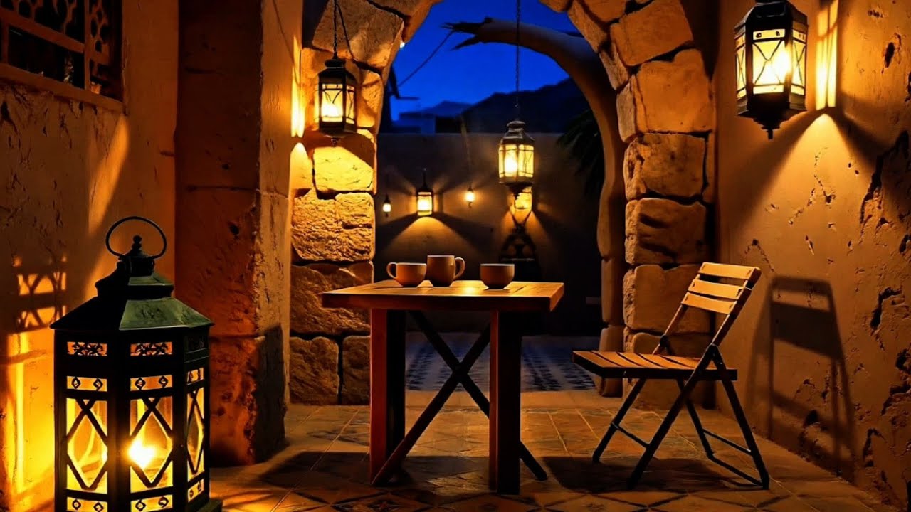 Arabic Night Café ☕🌙 Calm Oud Music for Deep Focus, Quiet Work & Inner Peace