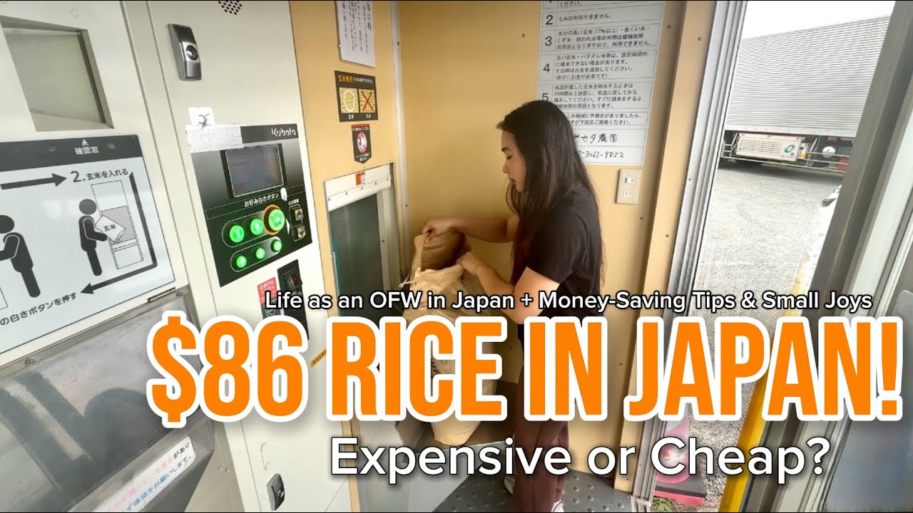 OFW Life in Japan: Buying 30kg Rice for $86 &ndash; Cheap or Expensive? |Money Saving Tips & Small Joys