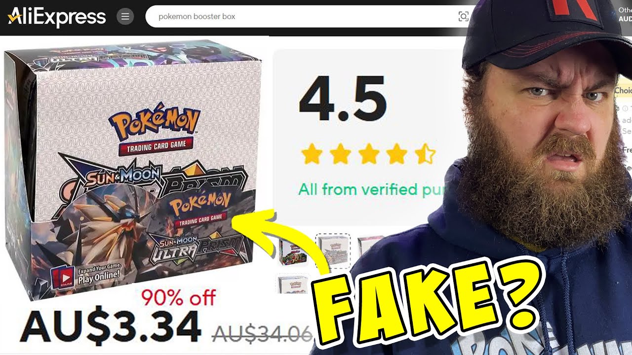 Покупка бустеров покемонов на AliExpress — открытие Ultra Prism