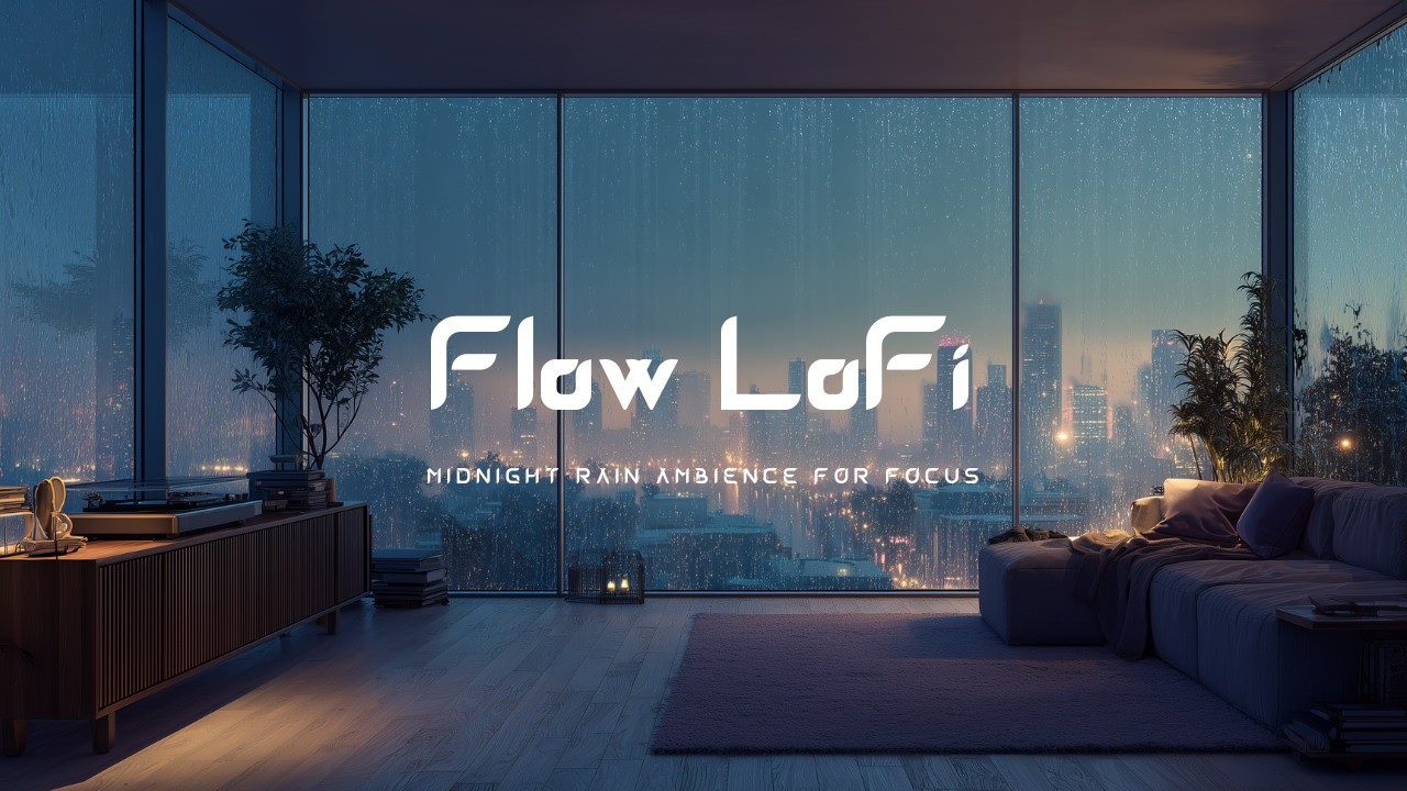 Rainy Evening Lofi 🌧️ Study With Me • Chill Beats • Focus & Relaxation • 2-Hour