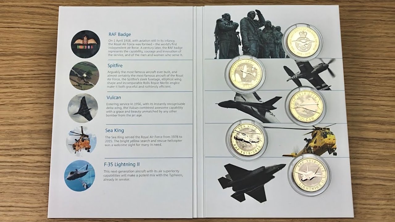 Super Rare Coin Album || 2018 RAF &pound;2 Coin Collection || Royal Mint || Review / Unpackaging Video