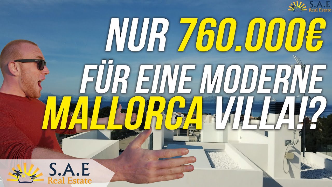 MODERNE NEUBAUVILLA AUF MALLORCA UNTER €800.000?!