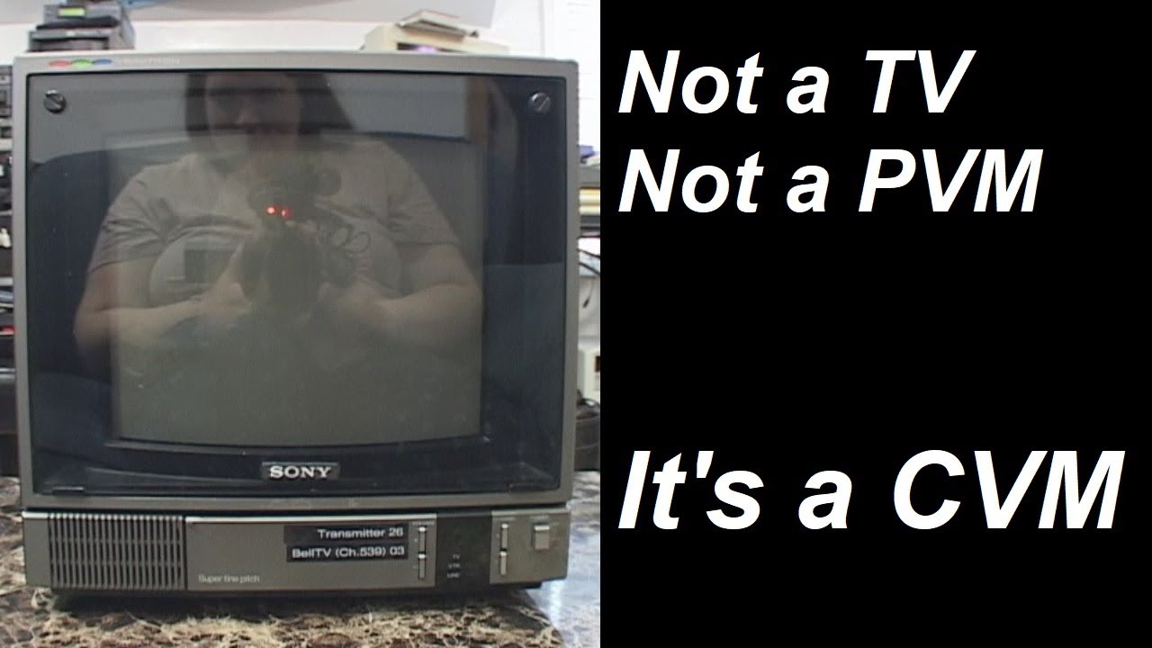 Sony Trinitron CVM-1271 TV/video monitor (1989)
