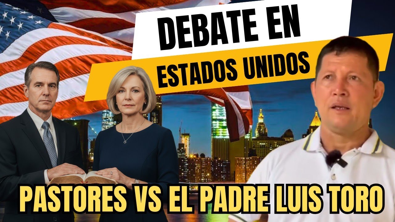 PASTORES en ESTADOS UNIDOS le llegan de SORPRESA al PADRE LUIS TORO y tiene un DEBATE BÍBLICO 