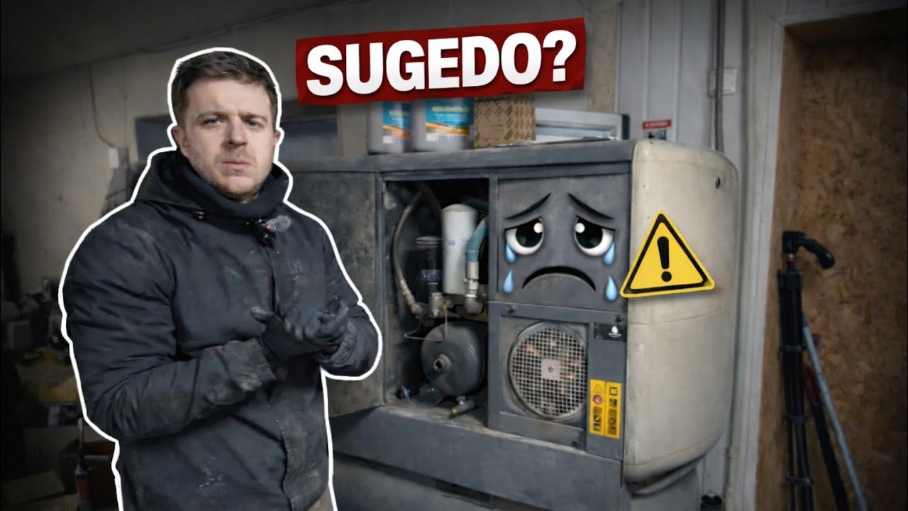 SRAIGTINIO KOMPRESORIAUS APTARNAVIMAS