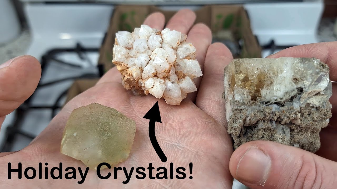 Holiday Crystals, Mineral Specimens Gifted, and Trades. Ontario Rockhound