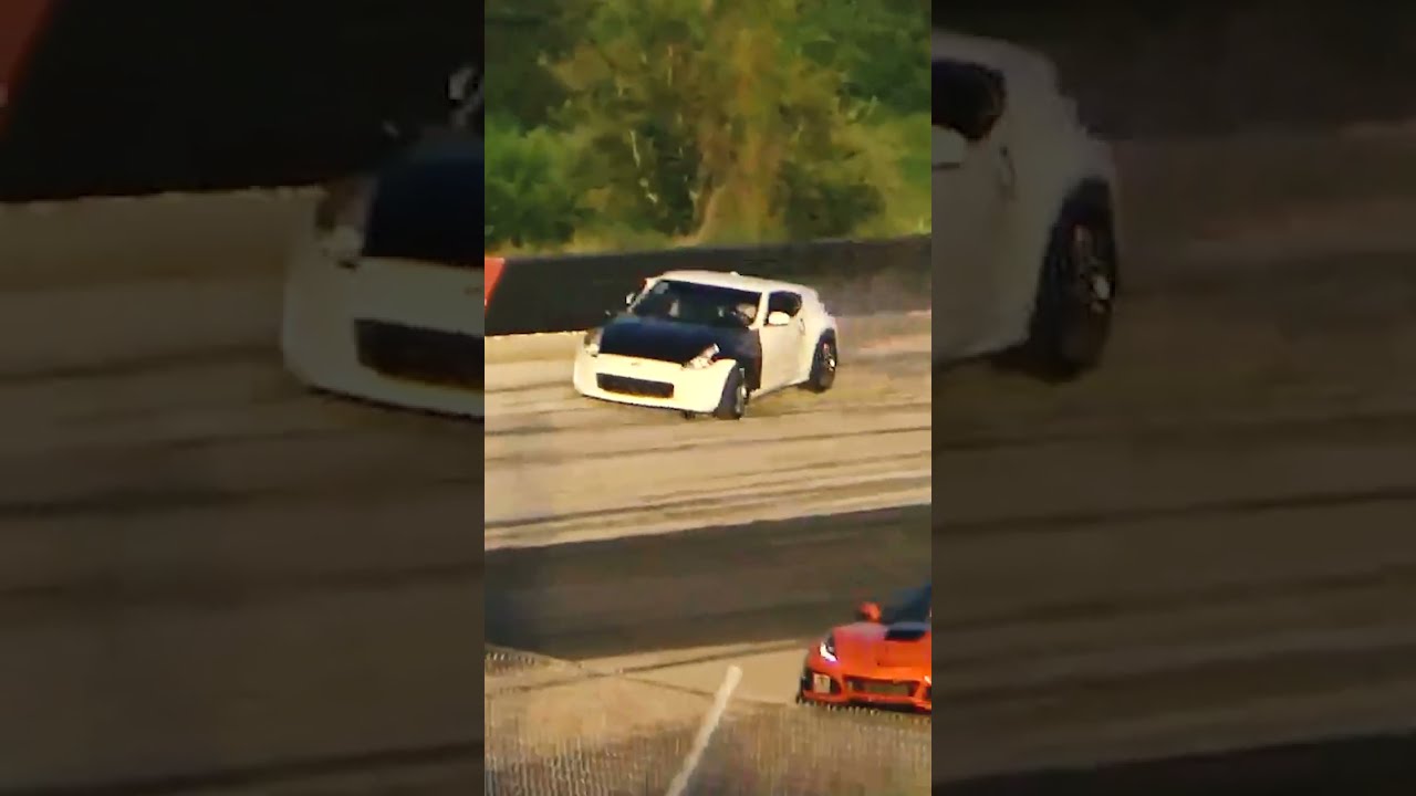 SPECTATOR DRAG CRASH 370Z vs C7 Corvette ZR1 Freedom Factory!!!