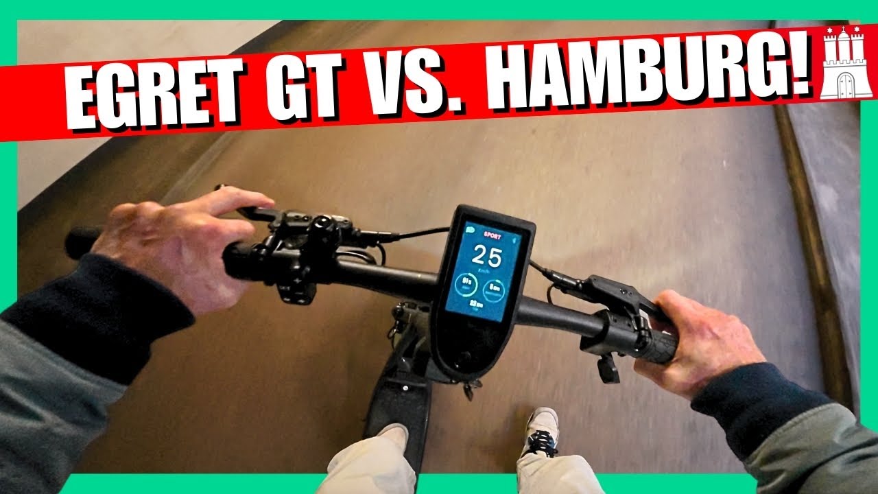 Egret GT erobert Hamburgs Hafencity: Egret GT im Praxis-Check 🌆  #EgretGT #Hamburg #EScooter #Review