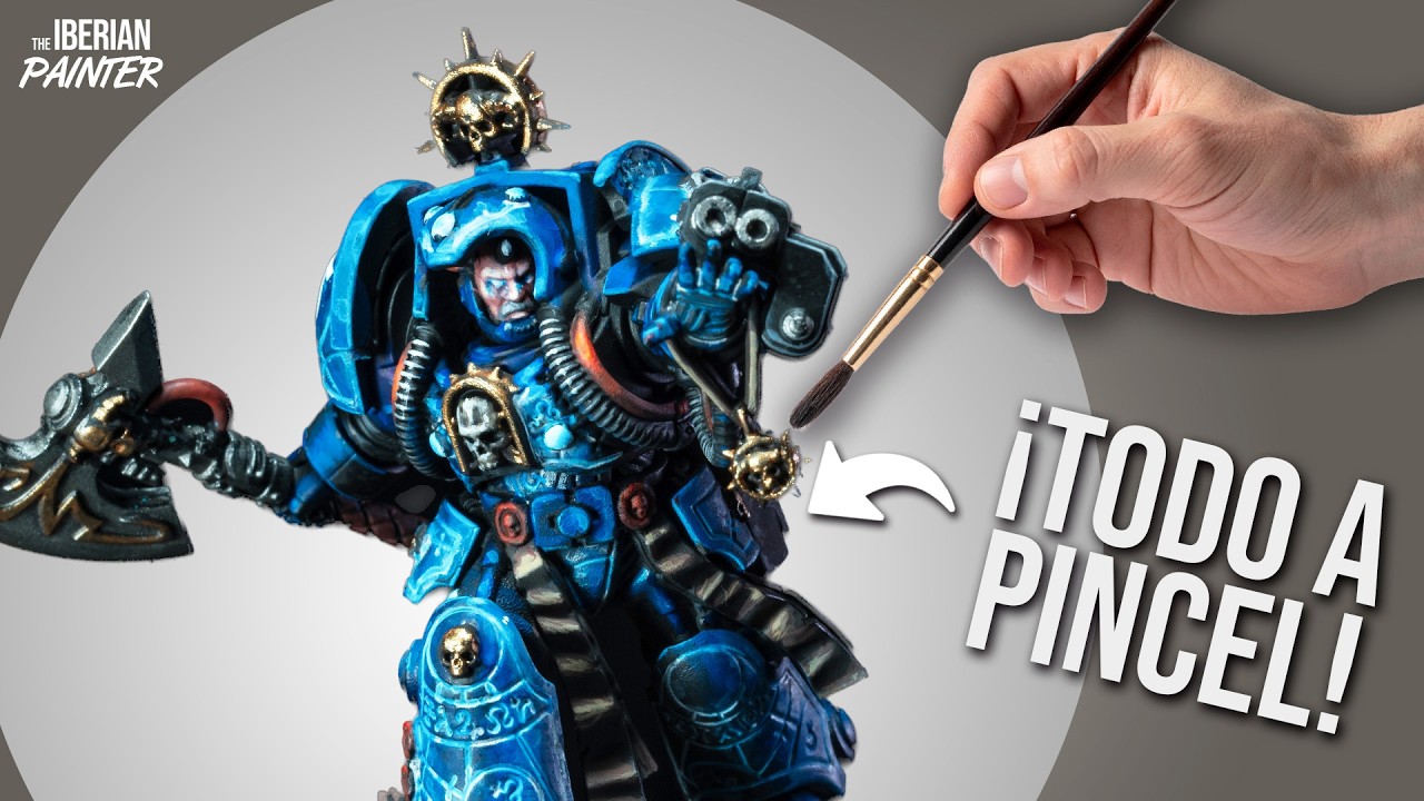 ¡Desata la disformidad! 🌠¡Pintando A PINCEL el Bibliotecario de Combat Patrol!
