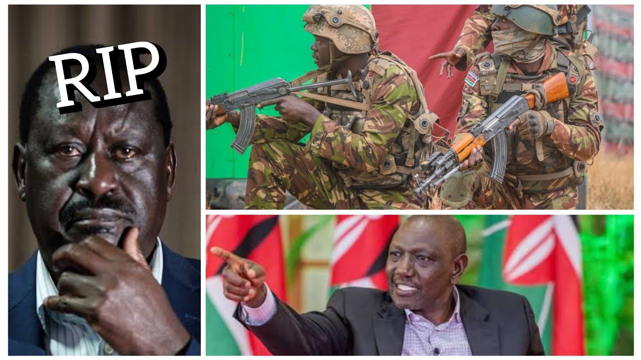 Urupfu rwa Odinga rutumye intambara itangira muri Kenya? Ruto asutse abasirikare benshi kubra ubwoba