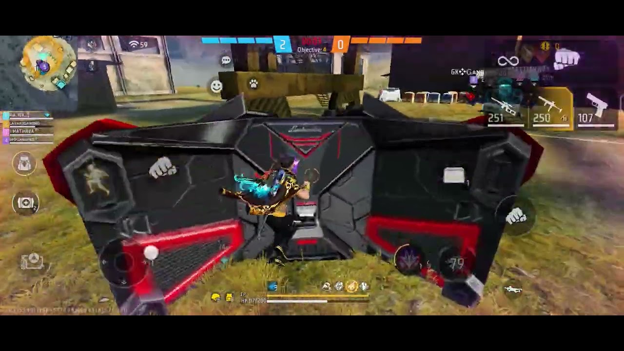Day 41 free fire video 🔥CS RENK PUSH🙂 rendom bande ke sath game Play 