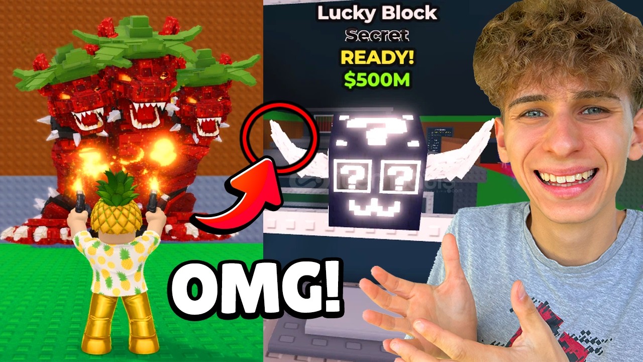 SPOSÓB NA TRAFIENIE CERBERUSA w SECRET LUCKY BLOCKU DZIAŁA? 🤯 (TESTUJE MITY Z TIKTOKA)