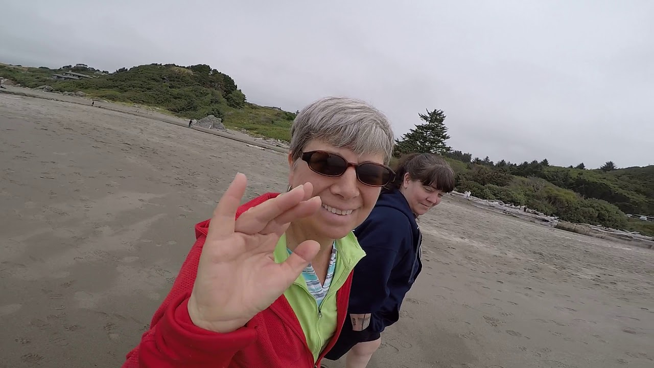 Oregon on the beach