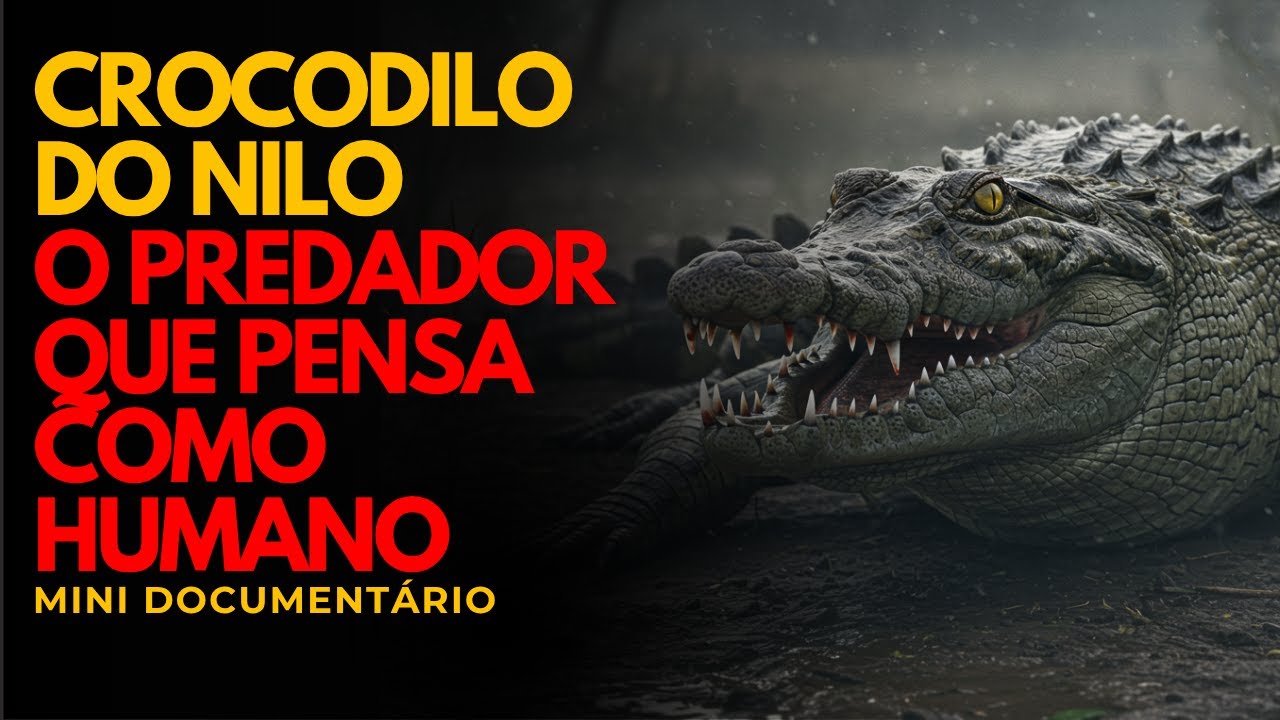 CHOCANTE! CROCODILO do NILO: o PREDADOR que PENSA como um HUMANO!