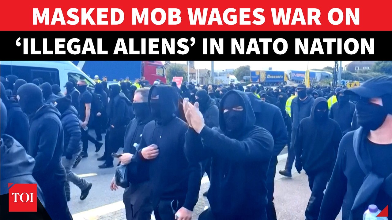 ON CAM: NATO Nation Paralyzed; Masked Mob SHUTS DOWN Busiest Port To BAN Migrant Boats | WATCH