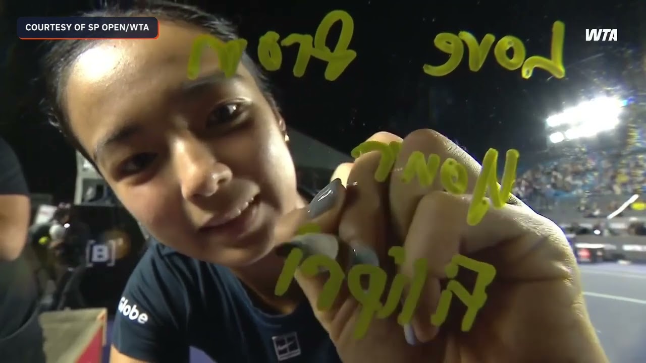 Alex Eala sends love to Brazilians