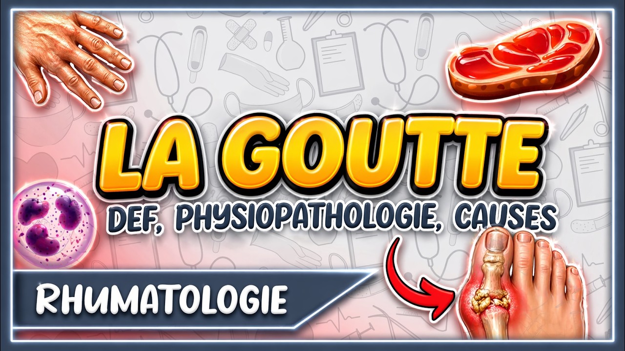 Comprendre la GOUTTE : G&eacute;n&eacute;ralit&eacute;s, Causes, Physiopathologie, M&eacute;canismes et Cons&eacute;quences