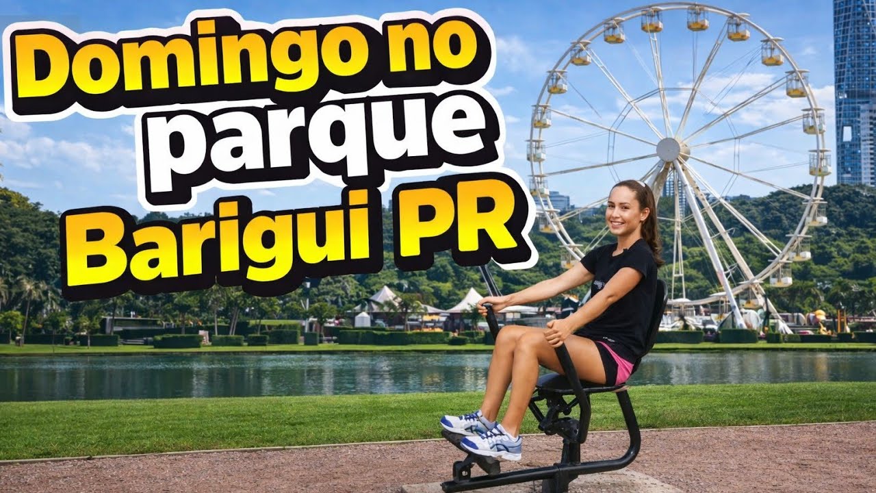 Como é o Parque Barigui em um domingo à tarde?