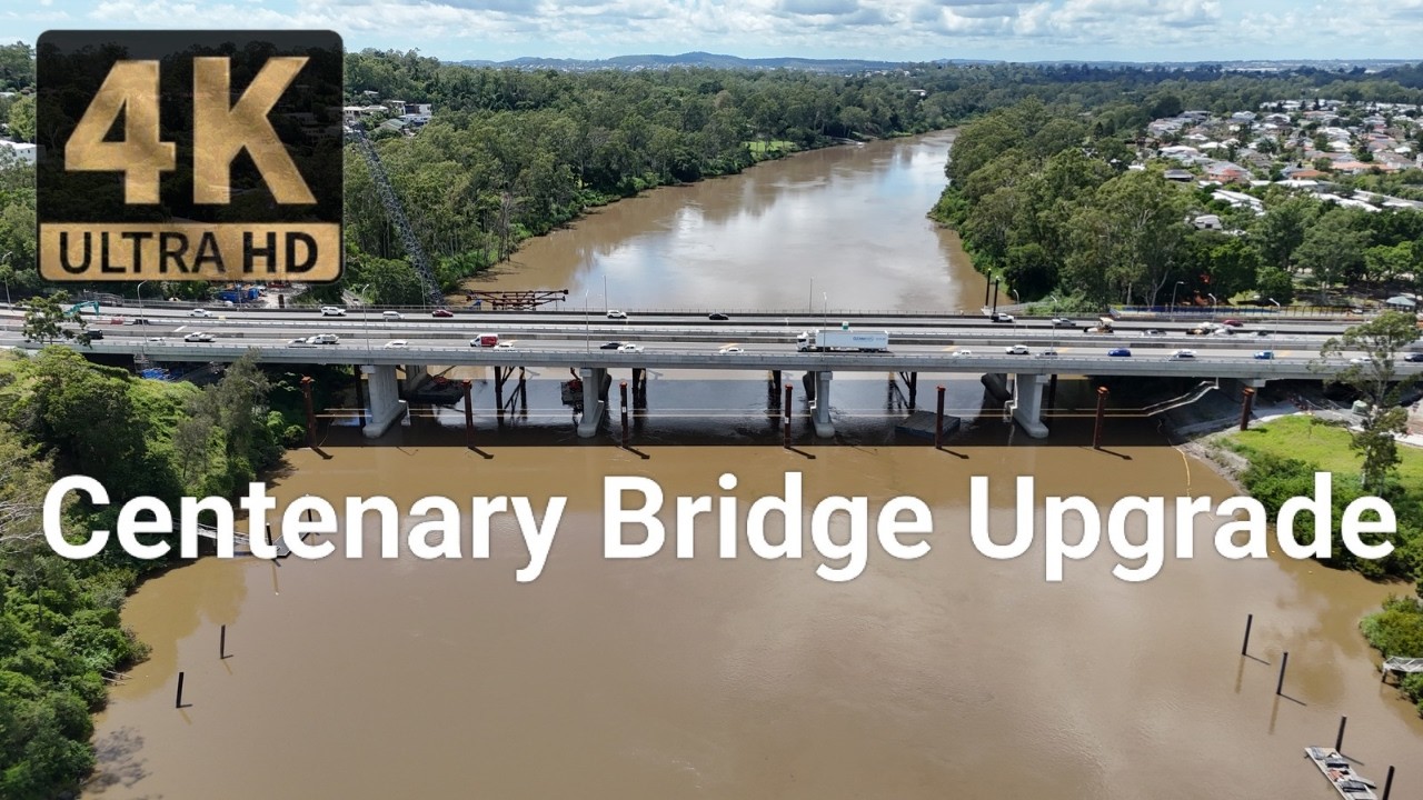 Centenary Bridge Upgrade Jindalee QLD February 2026 4K