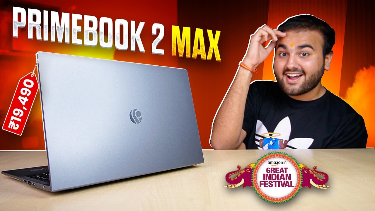 PrimeBook 2 Max 2025 (Under ₹20K) 🤯 | Can It Replace a Windows Laptop?