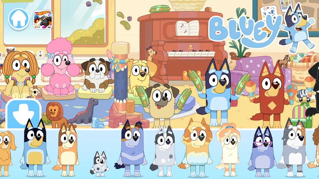 🌈🌈Bluey & Bingo Made ZOO Garden At Kidney | Bluey & Bingo 🌈🌈