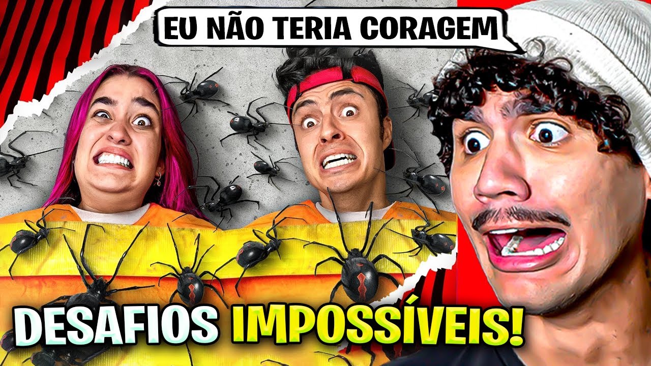 Reagindo a 1000 DESAFIOS IMPOSSÍVEIS COM A EMILLY VICK