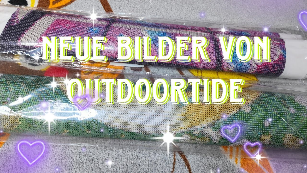 Neue Paintingbilder und Outdoortide ! HAUL/UNBOXING ! #outdoortide #haul #wildrose1975