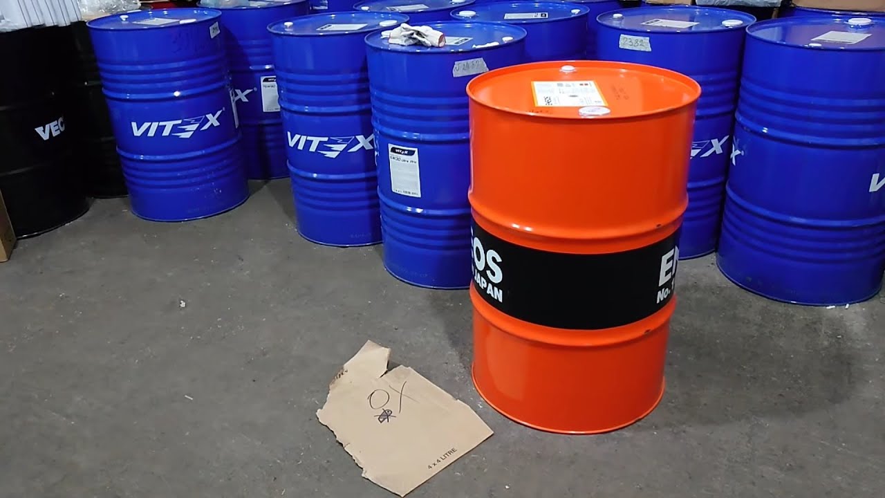 Маркировка бочек #ENEOS из Кореи. Завод #MICHANG.   Как проверить, что бочку не вскрывали.