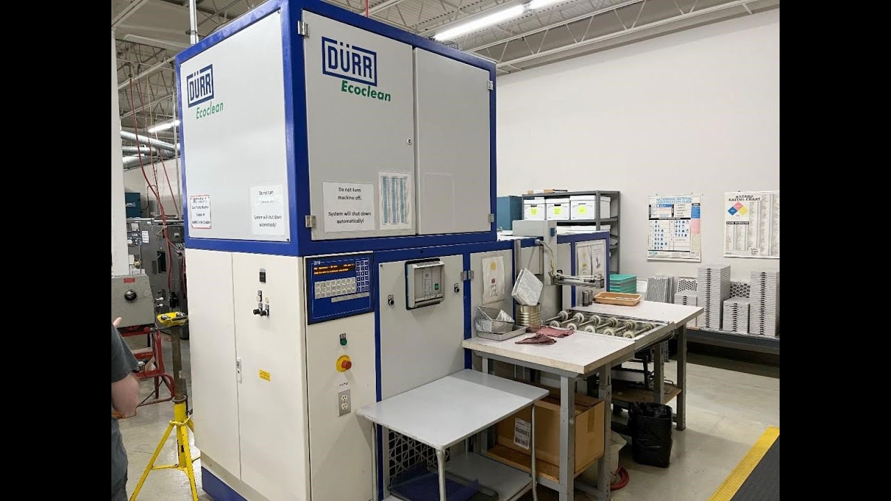 Durr Compact 80C Parts Washer - MC# 604310