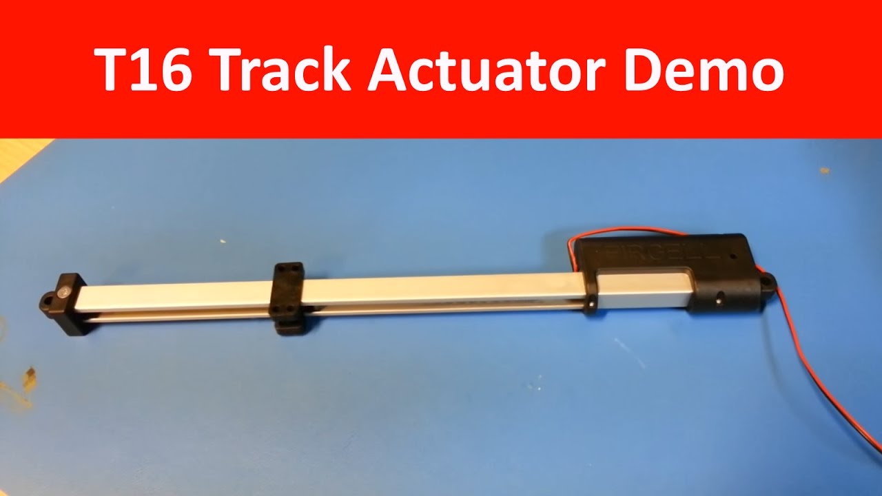 Demo of our Upcoming T16 Linear Track Actuator
