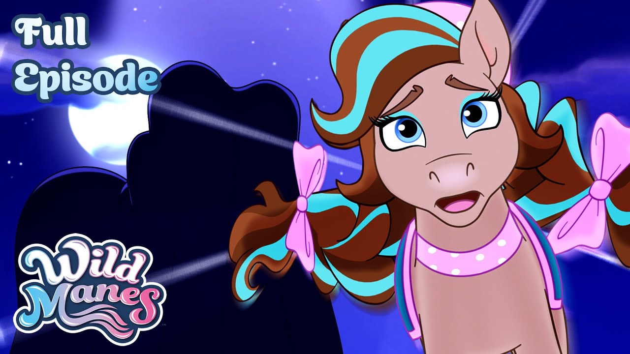 Spooky Story Gets Too Real! | Wild Sleepover 😴🎉 Full Episode 🐴 Wild Manes | Ep. 4 Cartoon for Kids