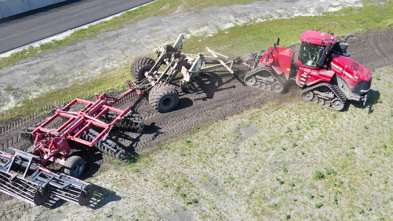 25 METERS LONG Decompaction in FRANCE !! 2021 Sand work with NEW Quadtrac 540 CVX