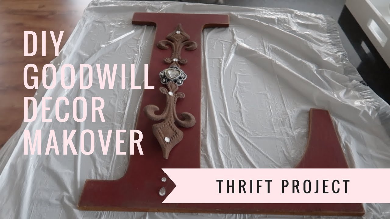DIY GOODWILL DECOR MAKEOVER